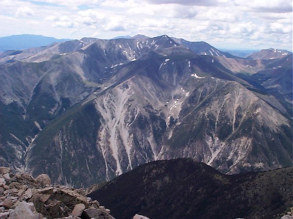 Another view of Mount Antero from the summit of Mount Princeton.