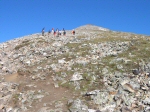 Heading higher on the trail, there are even more people!