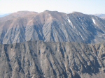 Looking almost directly south, from left to right you can see Mount Bross, Mount Lincoln and Mount Democrat.  In the foreground is North Star Mountain again.
