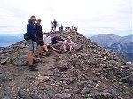Who says fourteeners aren't crowded?