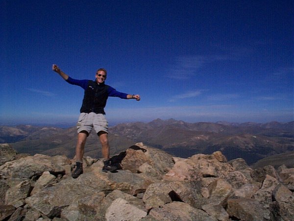 Steve - falling off of the summit ... not really.