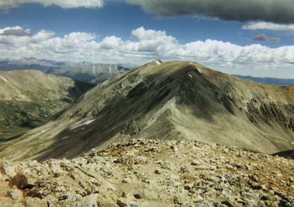 Mount Cameron (right canter) and Mount Lincoln (left center).