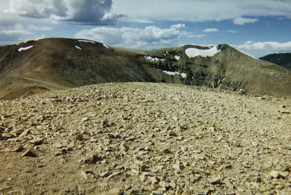Mount Cameron (left) and Mount Lincoln (right) from near the summit of Mount Bross.