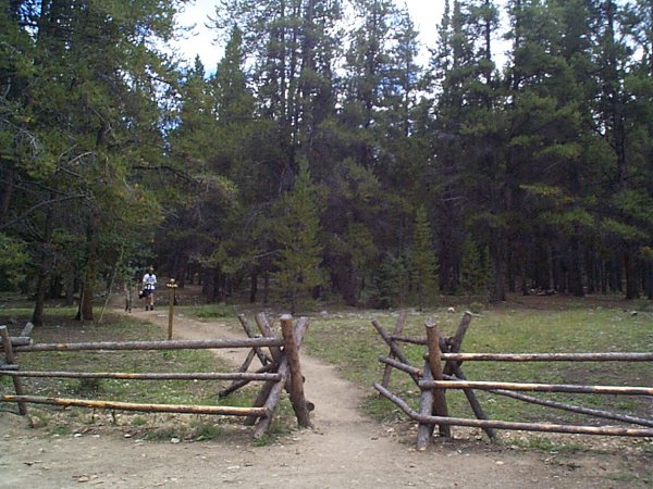 The trailhead.