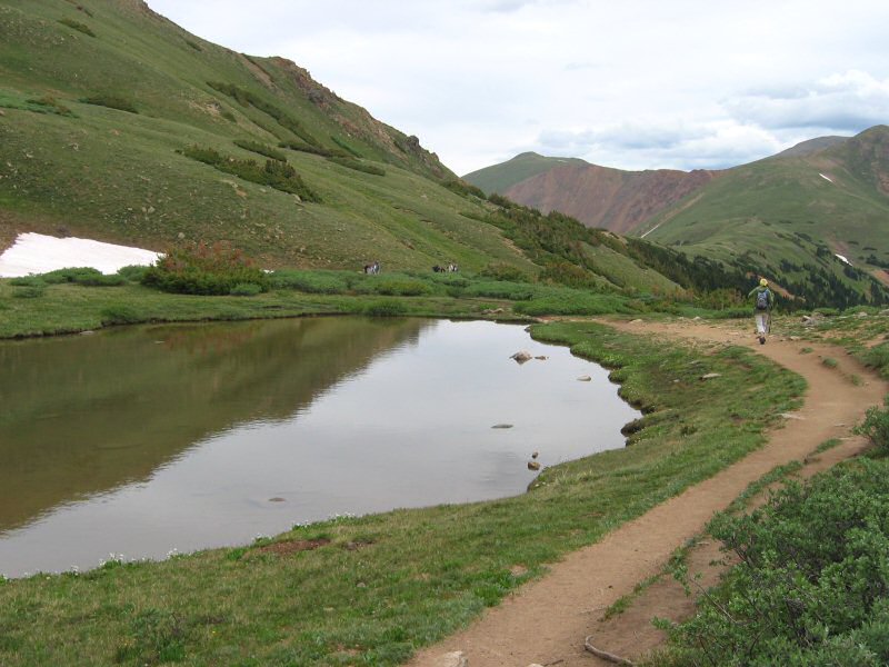 There was another small lake right along the trail up high near Hager Lake.