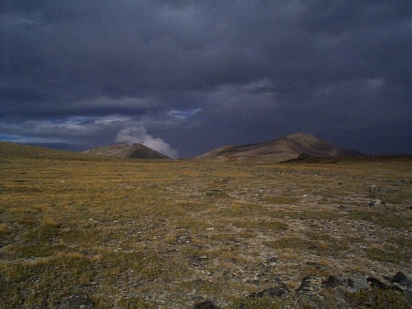 Mount Bancroft (left) and James Peak (right).