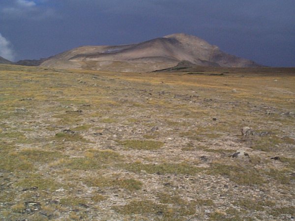 The flats leading west to James Peak.