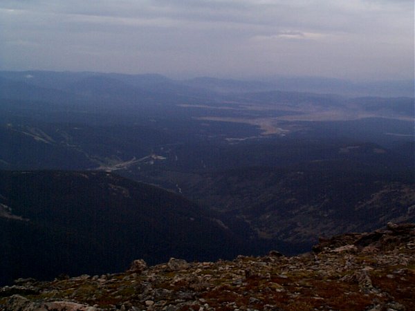 The view north-northwest towards Fraser.