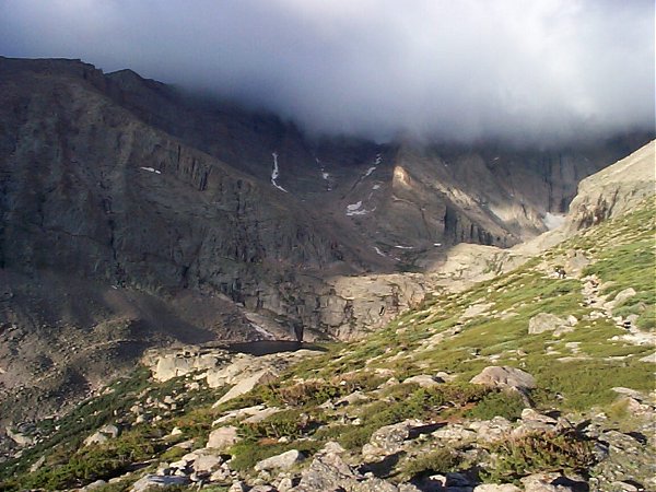 Would you hike up into this cloud in a high wind situation?