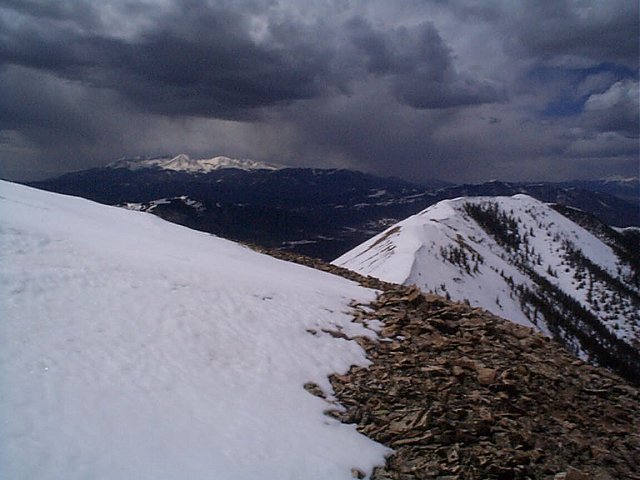 Looking Southwest and West from the summit of Mount Maestas