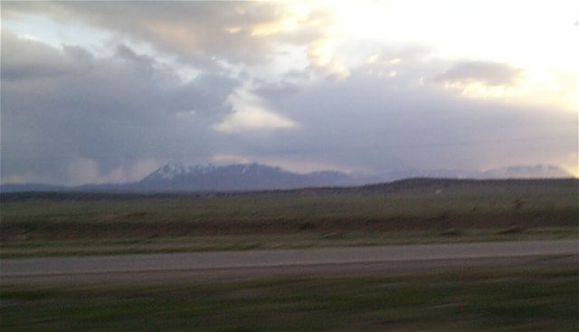 Mount Maestas as seen from Interstate 25.