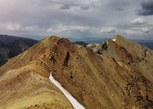 Hayden Peak (right) - so close yet so far.