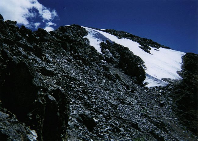 The last pitch to the summit.