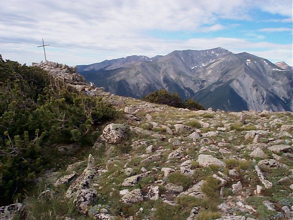 Mount Antero as seen from the end of the road above Bristlecone Park.