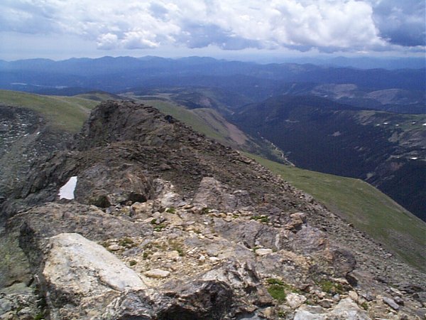 A look down valley.