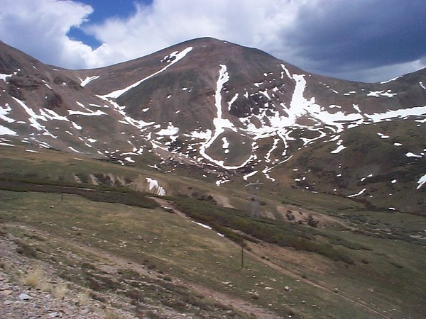 This is more like what Mount Sheridan looks like from where the hike begins.