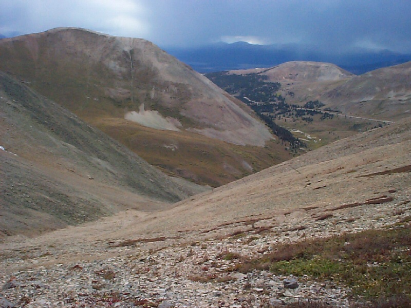 Nearing the saddle, will the weather hold?