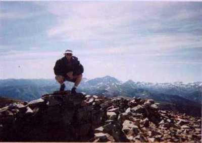 Steve on top of Sopris