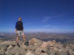 Steve - posing on the summit.