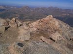 USGS Marker on the summit - location.