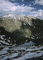 The summit of Mount Evans and Abyss Lake. The summit of Mount Evans and Abyss Lake.