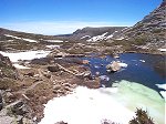 Open water near the outlet of Blue Lake.