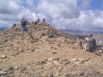 More crowds (and dogs) on the summit.