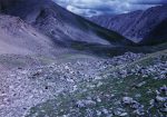 My way back down the valley through marmot-land.