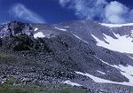 The trail continues to climb towards the summit of Grays Peak. The trail continues to climb towards the summit of Grays Peak.