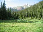 And looking down valley to the southeast, there's Mount Kelso.