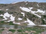 After about three and three-quarters miles of hiking, you finally reach Herman Lake.