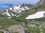 With Hager Mountain further up the valley, I headed to below the outlet of the lake to cross Herman Creek so I could climb ...