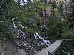 Left to Spouting Rock - Right to Hanging Lake. Left to Spouting Rock - Right to Hanging Lake.
