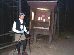 John at the trailhead register - 1:45 a.m. John at the trailhead register - 1:45 a.m.