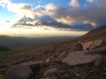 Sunrise over the plains. Sunrise over the plains.
