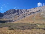 The highpoint at the left end of that long ridge is our goal - Missouri Mountain.