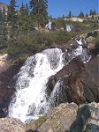 Less than a mile into the hike, the hillside is covered with waterfalls.