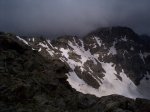 Storm clouds over North Arapaho Peak.