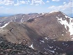 Horseshoe Mountain (13,989 feet) is about 1.6 miles south of the summit.