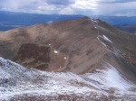 Looking west-northwest to the summit of West Dyer Mountain (elevation 13,047 feet) which I did not climb this day.