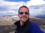 Self-portrait of the author on top of Mount Sherman.