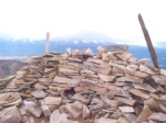 Yet another rock structure on the summit.