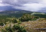 Rain over the town of Basalt as seen from treeline. Rain over the town of Basalt as seen from treeline.