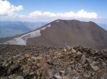 The summit of West Mount Sopris from the summit of East Mount Sopris.
