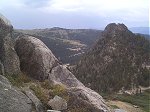 The view down valley.