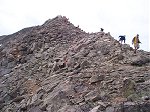 Another view of the rocks near the summit.